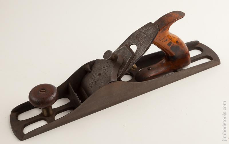 Flawless! HARDY September 24, 1872 Patent Jack Plane with Perforated Sole by BOSTON METALLIC PLANE CO - 76085U