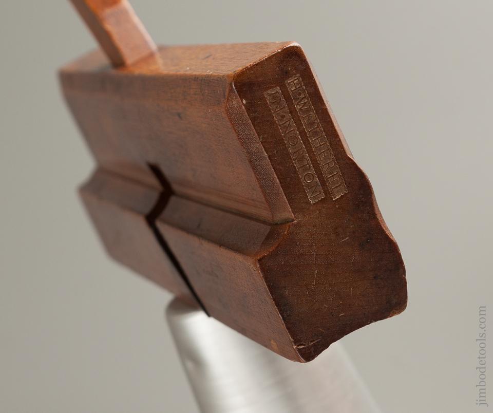 Early WETHERELL "IN NORTON" Ten inch Yellow Birch 1 1/4 inch Hollow Molding Plane circa 1750-76 EXTRA FINE - 76087U