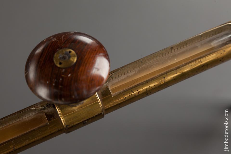 AMAZING Rosewood and Brass 14 5/8 inch Level! - 76090