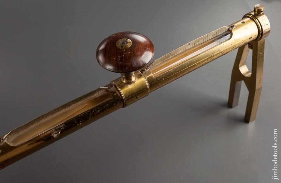 AMAZING Rosewood and Brass 14 5/8 inch Level! - 76090