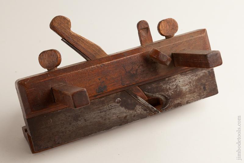 18th Century Yellow Birch "Yankee" Plow Plane Marked "AH" - 76095