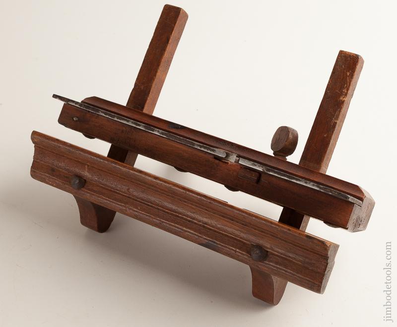 18th Century Yellow Birch "Yankee" Plow Plane Marked "AH" - 76095