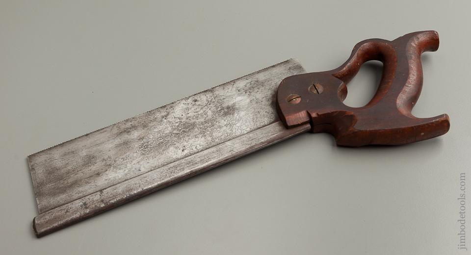 Rare! REGAN's December 8, 1874 Patent DISSTON No.4 Back Saw with STANLEY SWEETHEART Etch FINE - 76111