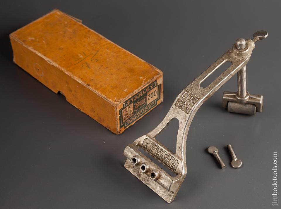 STANLEY No. 200 Cutter and Chisel Grinder in Original Box - 76122