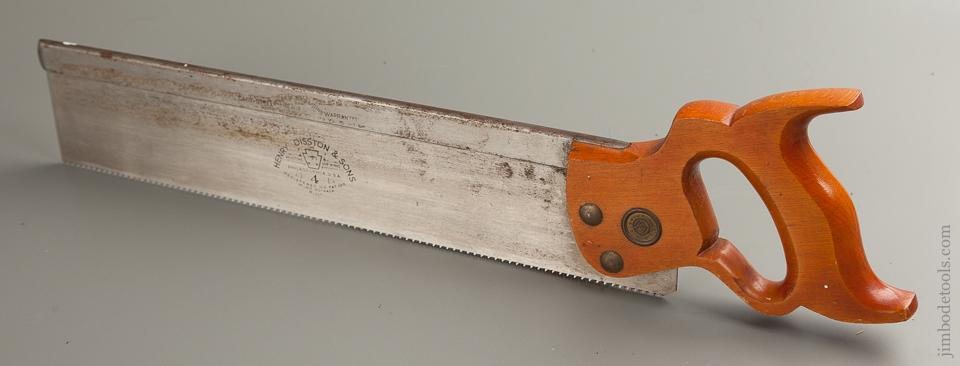 12 point 16 X 2 1/2 inch DISSTON No. 4 Miter Box Saw UNUSED - 76132