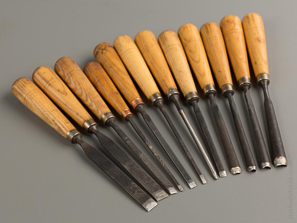 Full Set of 31 BUCK BROS Carving Gauges MINT! - 76144