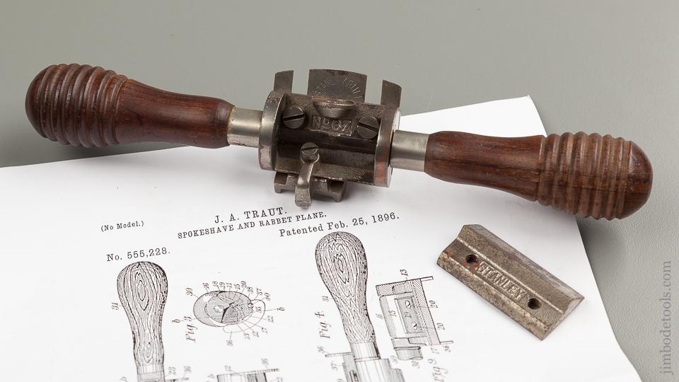 TRAUT'S February 25, 1896 Patent STANLEY No. 6 Universal Spoke Shave - 76151