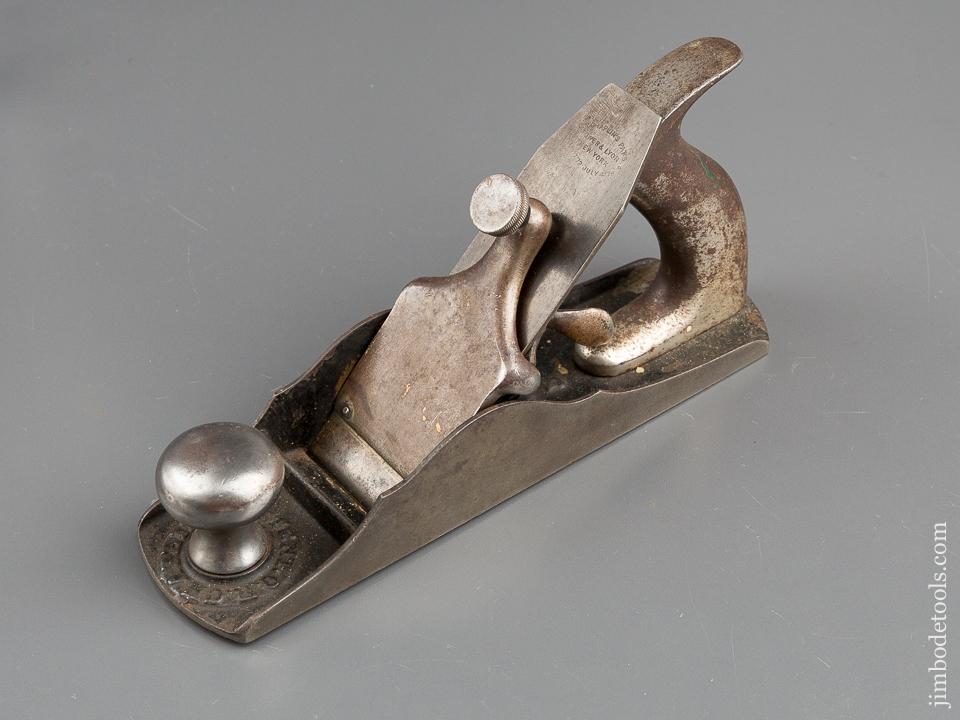 Awesome CHAPLIN Patent May 7, 1872 No. 5 (No. 4 Size) Smooth Plane with Iron Handles - 76152