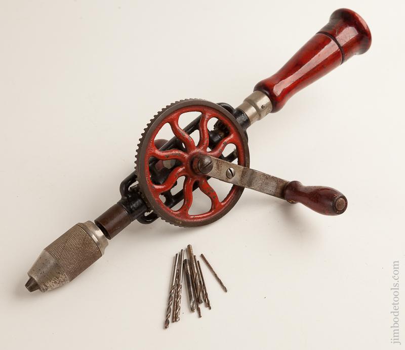 MILLERS FALLS No. 2 Egg Beater Hand Drill with Nine Bits - 76157