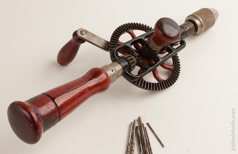 MILLERS FALLS No. 2 Egg Beater Hand Drill with Nine Bits - 76157