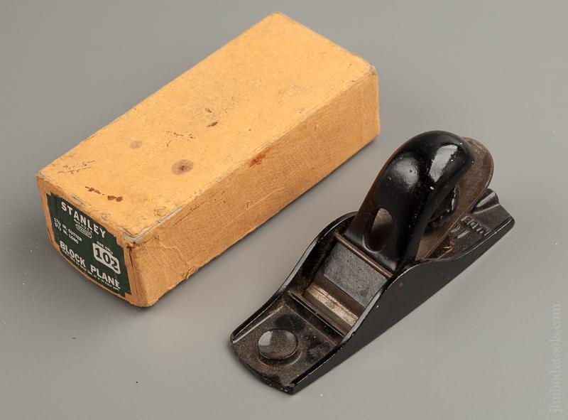 STANLEY No. 102 Bock Plane NEAR MINT in Original Box - 76170R
