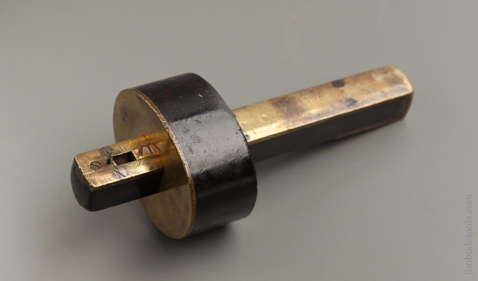 6 1/2 inch Ebony Brass Frame Mortise Gauge by FROST NORWICH C. PAVELEY - 76185R