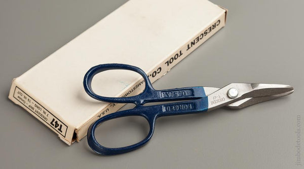 CRESCENT TOOL CO No. T47 Circular 7 inch Snips MINT in Original Box - 76191