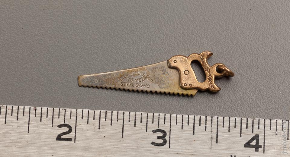 Miniature 1 1/2 inch ATKINS Hand Saw Charm - 76194R