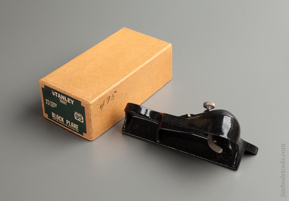 STANLEY No. 95 Edge Trimming Block Plane MINT in Original Box - 76199R
