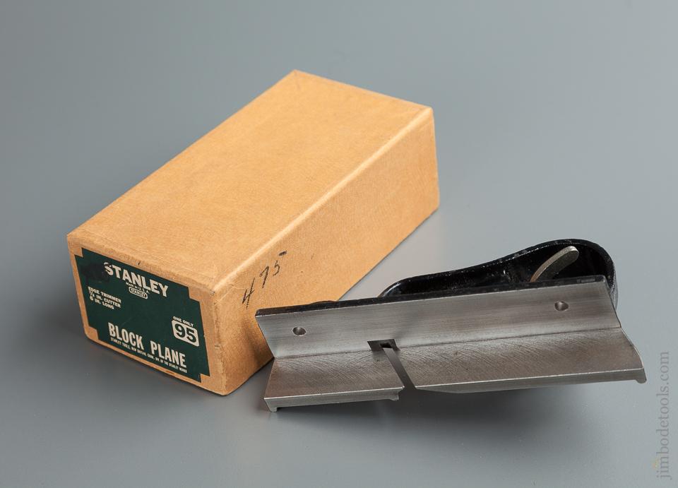 STANLEY No. 95 Edge Trimming Block Plane MINT in Original Box - 76199R