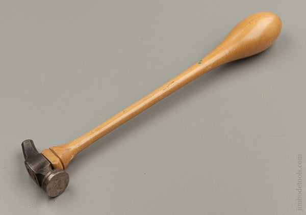Tiny Silversmith's Hammer with Boxwood Handle 