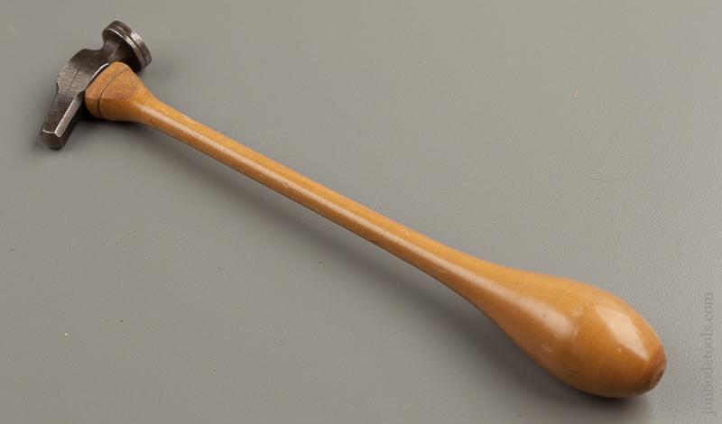 Tiny Silversmith's Hammer with Boxwood Handle 