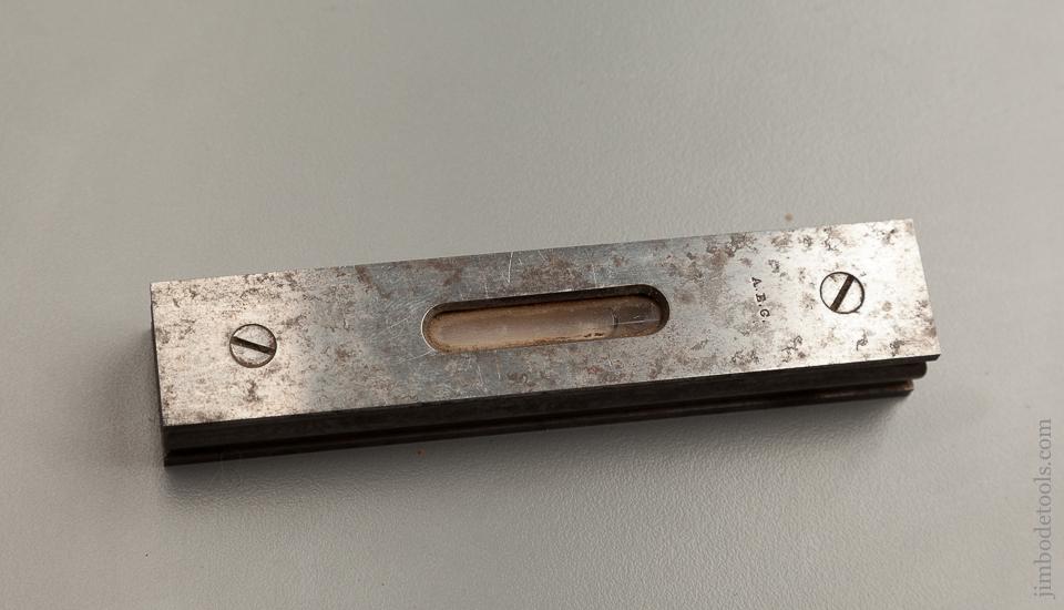 Unusual Ornate 4 5/8 inch Solid Steel Level - 76255U