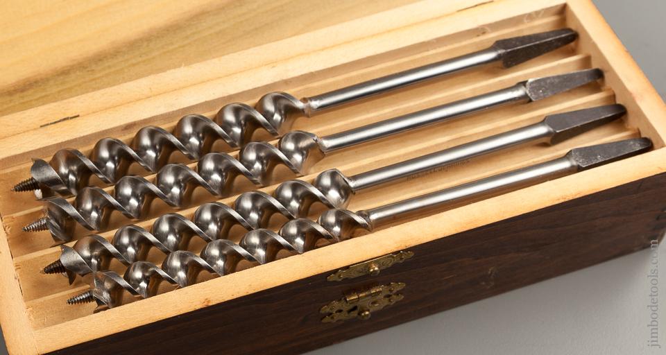 Complete Set of 13 RUSSELL JENNINGS Auger Bits in Original 3 Tiered Box MINT - 76274