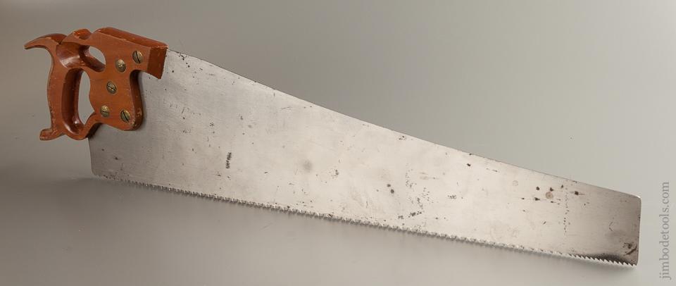 EARLY! 5 1/2 point 26 inch Rip DISSTON D-8 Hand Saw MINT! 