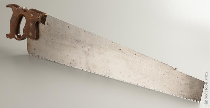 NEAR NEW 8 point 26 inch Crosscut HENRY WILSON & SONS No. 12 Hand Saw UNUSED - 76282