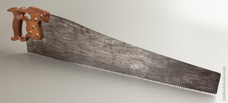 5 1/2 point 26 inch Rip DISSTON D-8 Thumb Hole Hand Saw - 76301