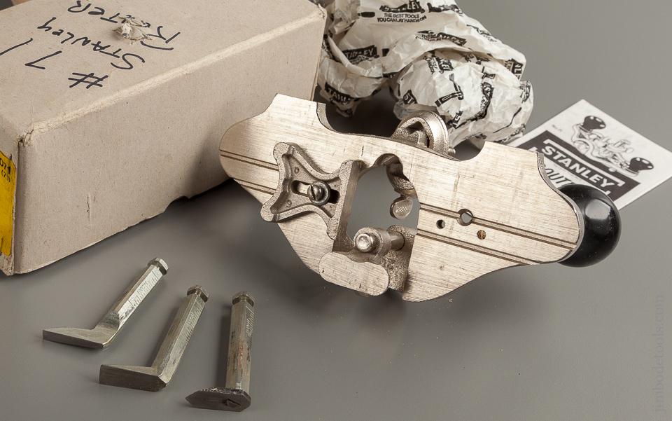 STANLEY No. 71 Router Plane 100% COMPLETE in Original Box - 76309