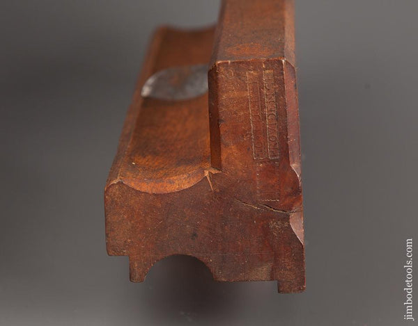 DEAD MINT 18th Century Ten inch Yellow Birch JO, FULLER PROVIDENCE Complex Molding Plane - 76339U