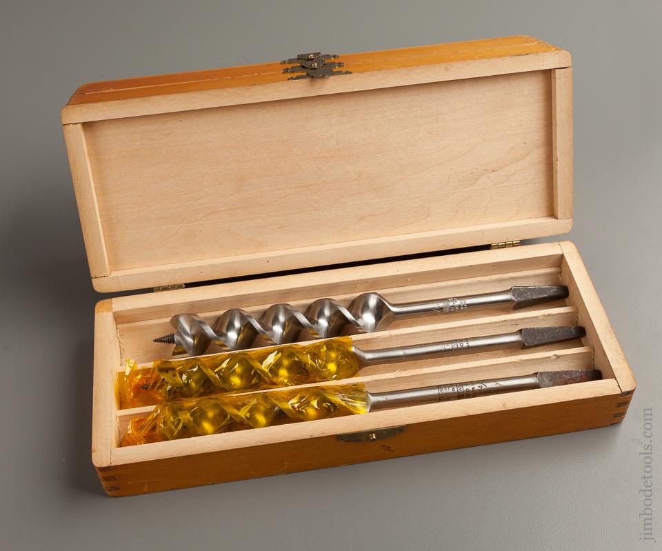 MINT Complete Set of 13 RUSSELL JENNINGS Auger Bits in Original 3 Tiered Box - 76366