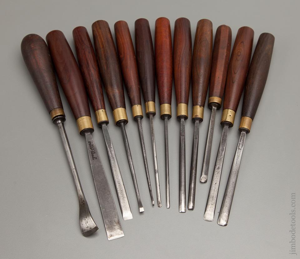 Wedge 11 Piece Set of Fine Carving Tools - Tz7411
