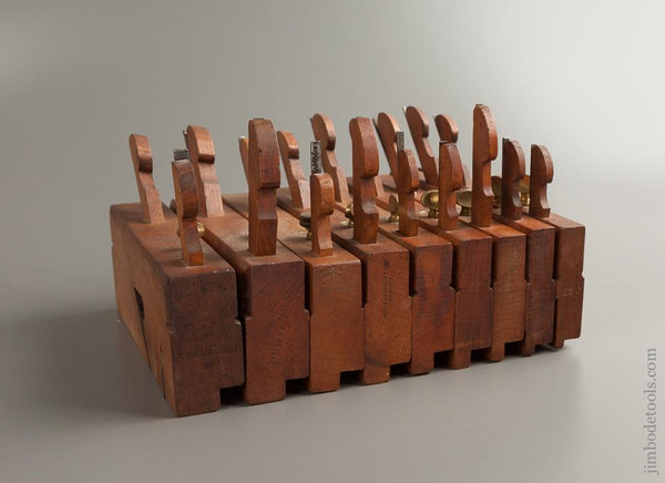 Crisp Set of Nine Dado Planes CLEAN & FINE - 76389