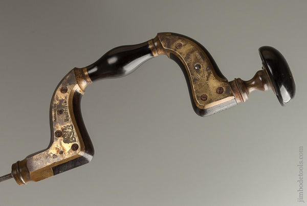 NEAR MINT Probably UNUSED Ebony ULTIMATUM Brace by B. SPRING & CO. (by MARPLES) - 76394U