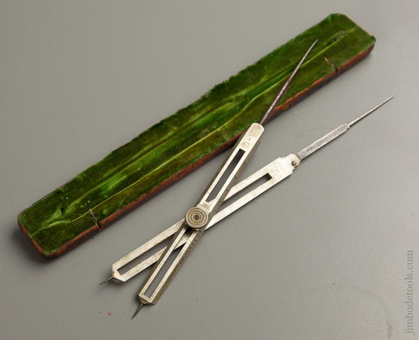 Early Ten inch DIETZGEN Proportional Dividers in Original Case - 76397