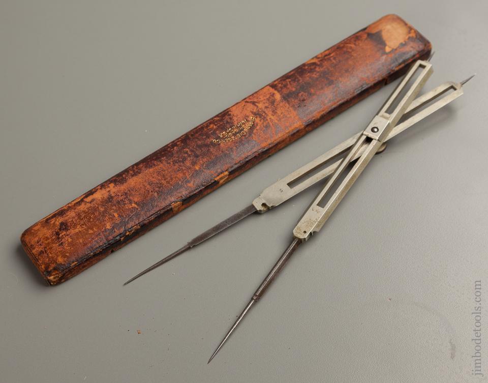 Early Ten inch DIETZGEN Proportional Dividers in Original Case - 76397