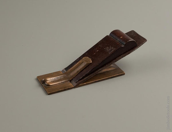 Awesome Rosewood and Brass Double Side Rabbet Plane - 76402U