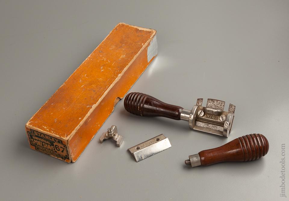 STANLEY No. 67 Universal Spoke Shave MINT in Original Box - 76410