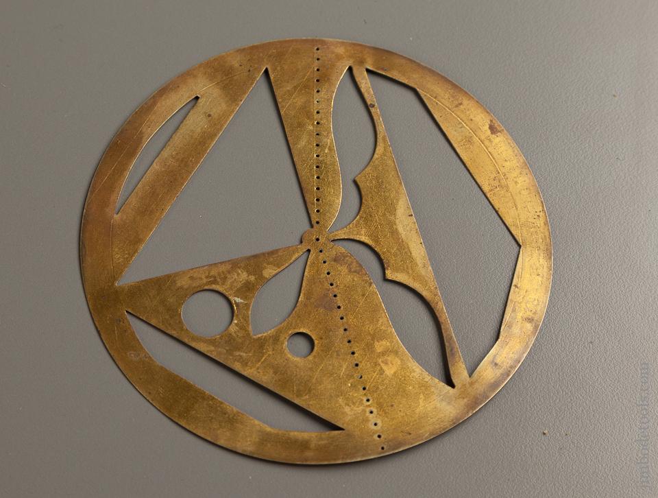 Patented POLYGRAPH CO PHILA 4 3/4 inch Diameter Layout Tool - 76411