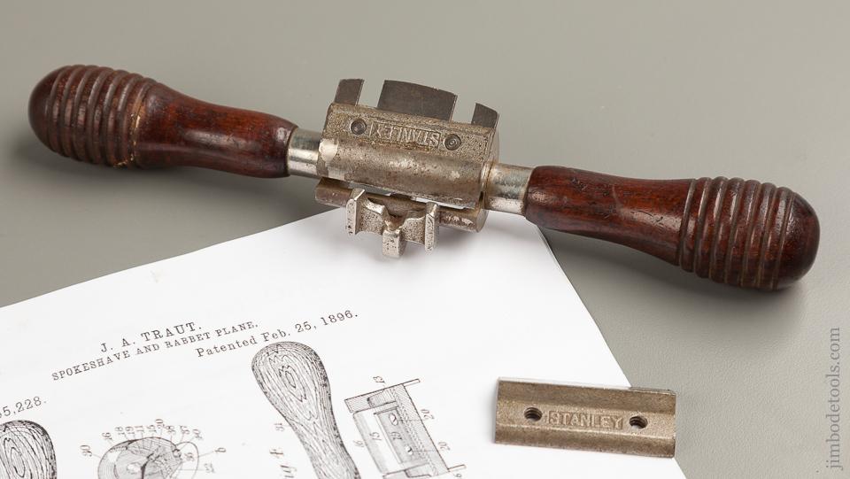 TRAUT'S February 25, 1896 Patent STANLEY No. 67 Universal Spoke Shave - 76430