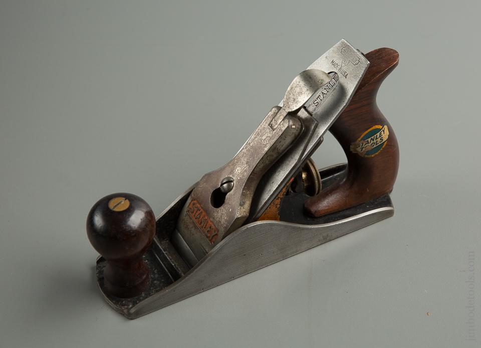 STANLEY No. 2C Smooth Plane with Orange Frog and Decal Handle circa 1920s SWEETHEART - 76432