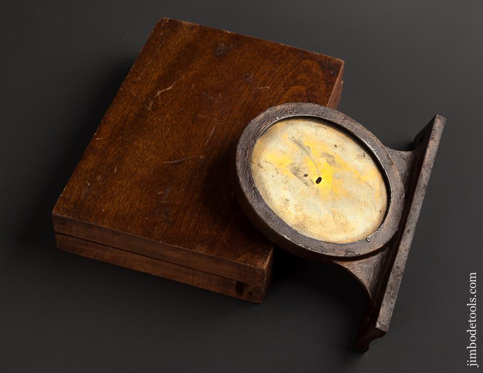 Six inch Dial Inclinometer in Wooden Case - 76446