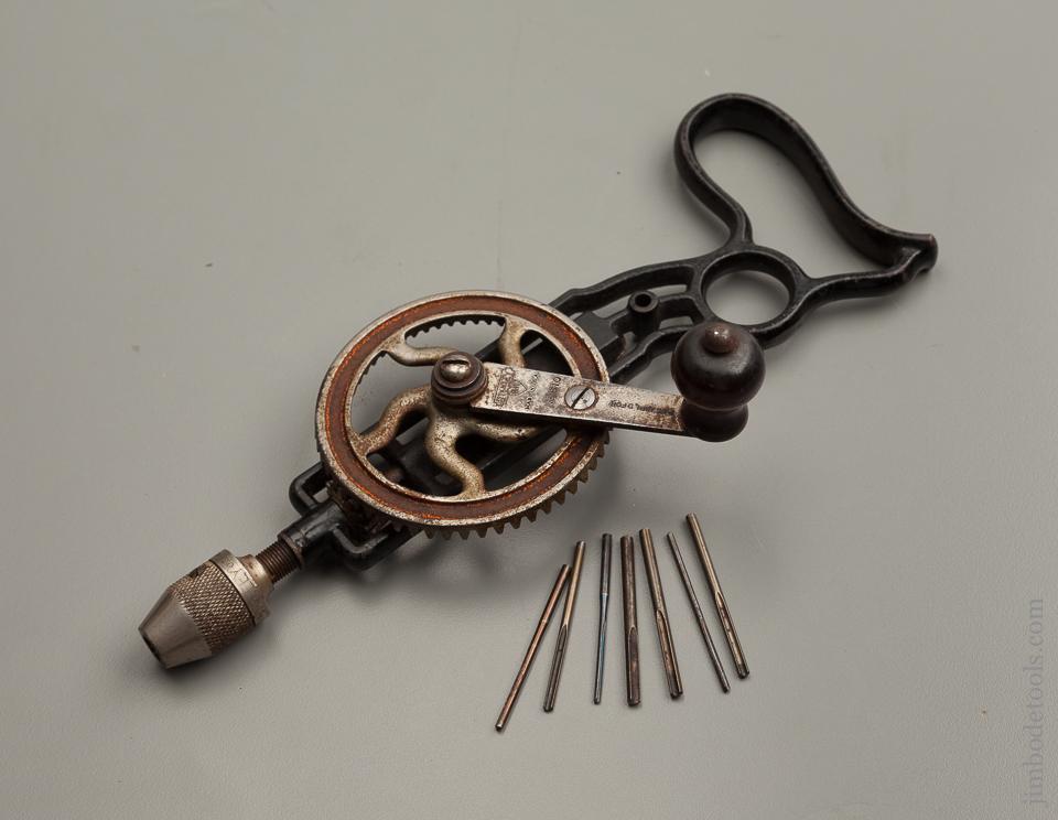 STANLEY No. 610 Hand Drill with ALL its Bits SWEETHEART - 76459