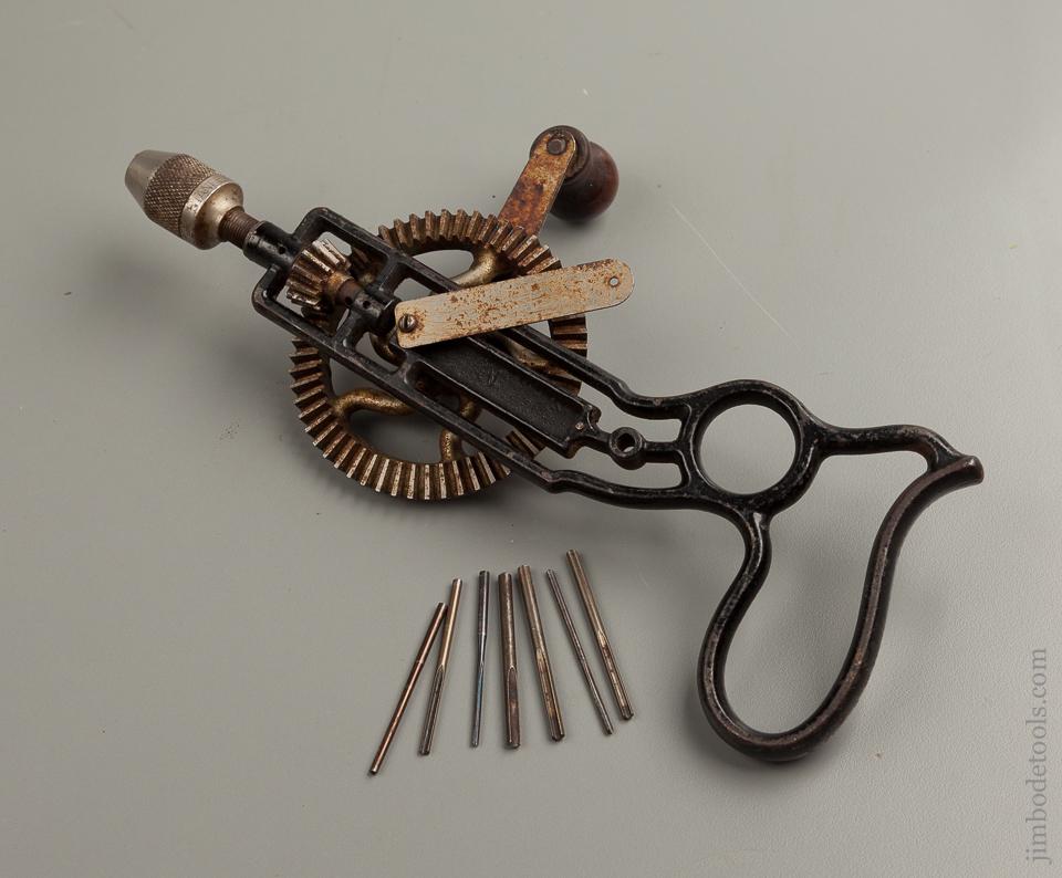 STANLEY No. 610 Hand Drill with ALL its Bits SWEETHEART - 76459