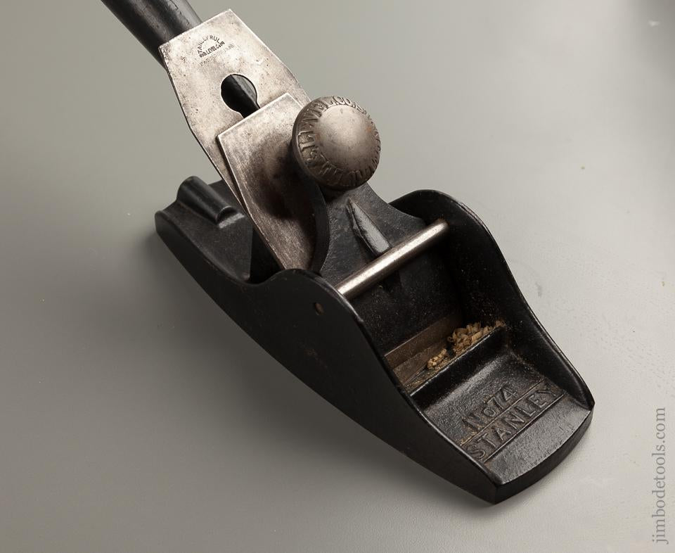 Rare! STANLEY No. 74 Floor Plane with Handle! Type One circa 1885-1891 WOW! - 76460