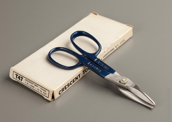 CRESCENT TOOL CO No. T47 Circular 7 inch Snips MINT in Original Box - 76473