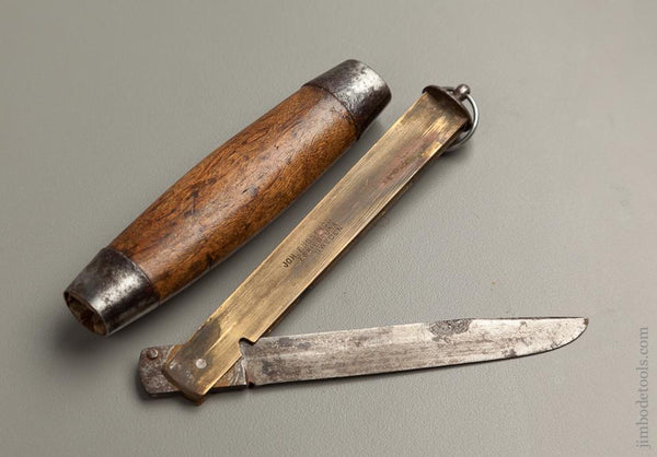 Extra Large Swedish Barrel or Sloyd Knife by JOH ENGSTROM ESKILSTUNA, SWEDEN 1874 - 76481R