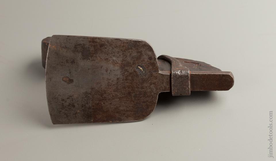 BURYS & CO SHEFFIELD Connecticut Style Adze with Fancy Carving - 76485R