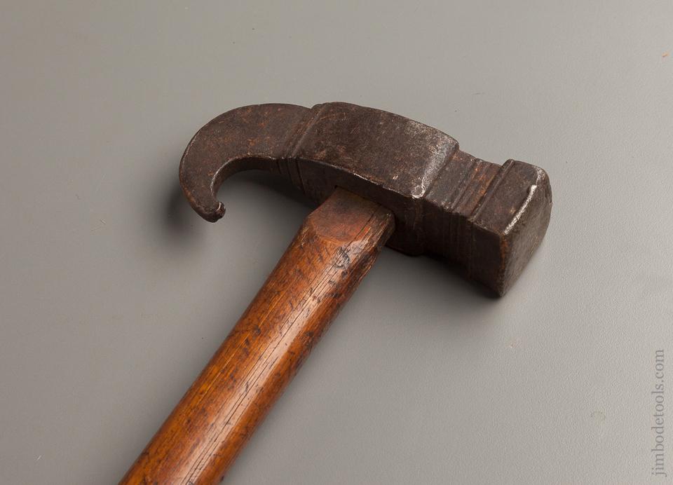 Early Hand forged Specialty Hammer with Hook End - 76494R