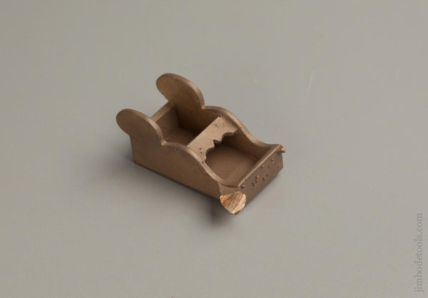 Adorable Miniature Chariot Plane Rough Casting in Gunmetal - 76495R