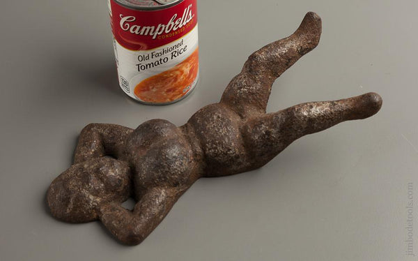 Lovely Lady! Early Cast Iron Boot Jack - 76519R